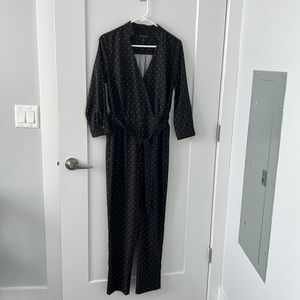 Banana Republic Black and White Jumpsuit